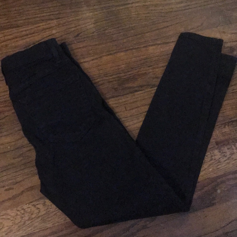 Topshop Jamie black skinny jeans